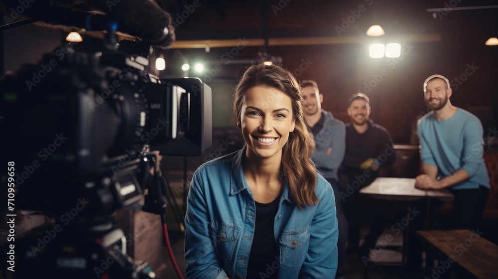 Youthful Team Driving Innovation in the Film Sector. Generative AI Youthful Team Driving Innovation in the Film Sector. Generative AI