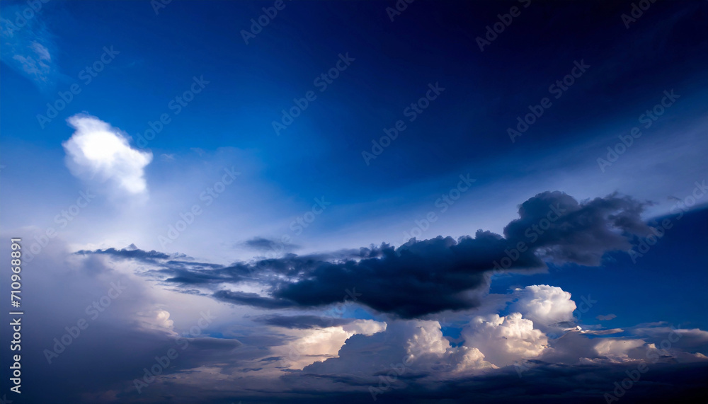 Obraz premium blue sky with clouds