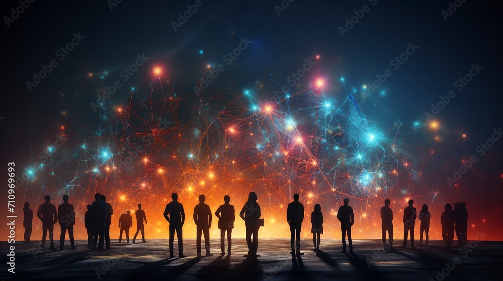 Fototapeta premium Digital Market Pulse: Analyzing the Future of Finance