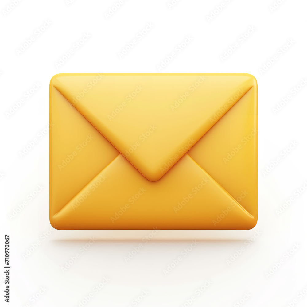 Envelope (email) icon isolated on a white background Envelope (email) icon isolated on a white background