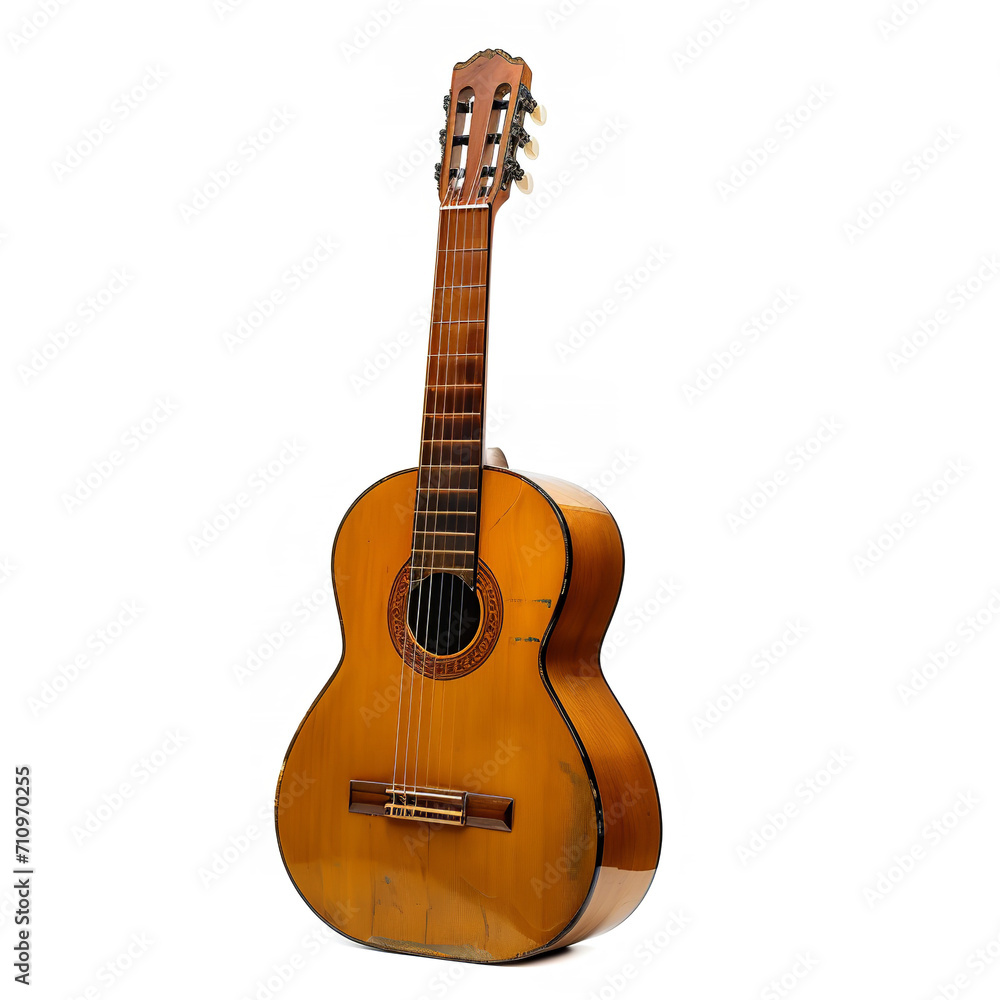 Fototapeta premium Guitar isolated on a white background