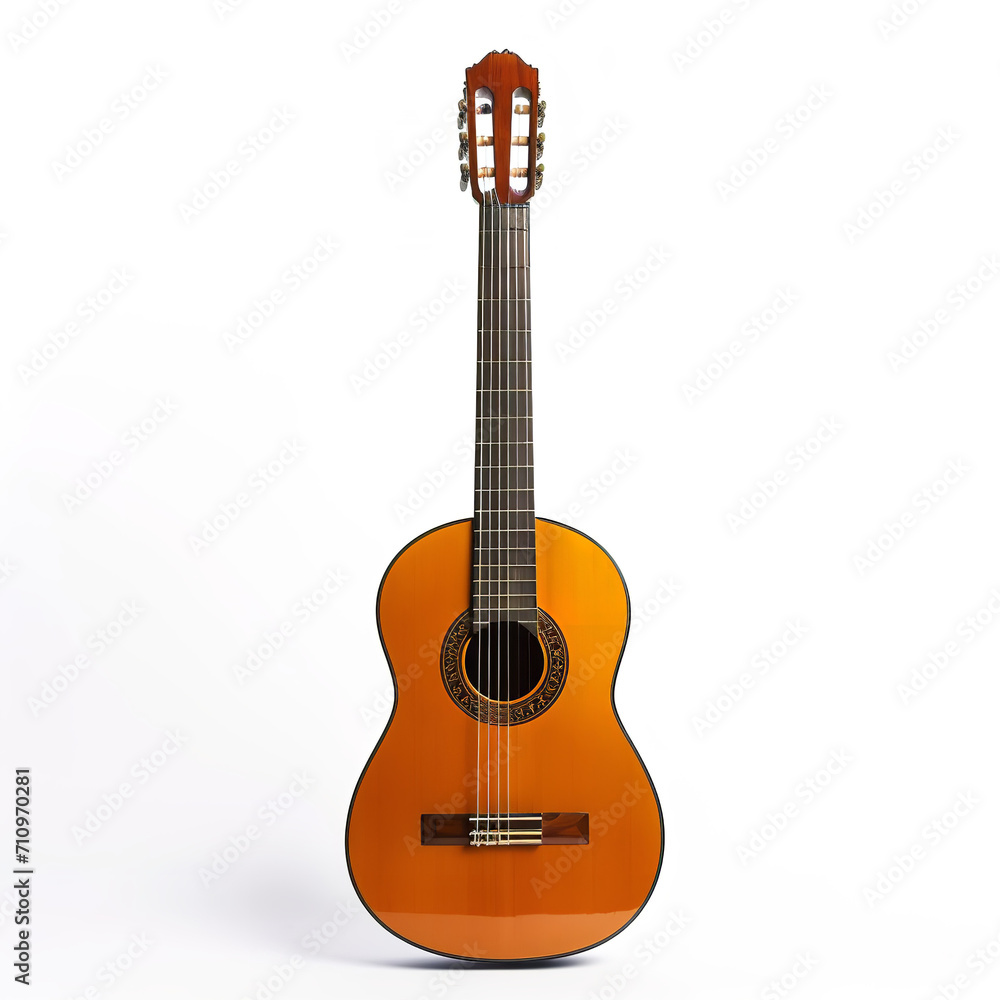 Guitar isolated on a white background
