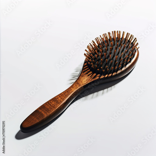 Hairbrush isolated on a white background 