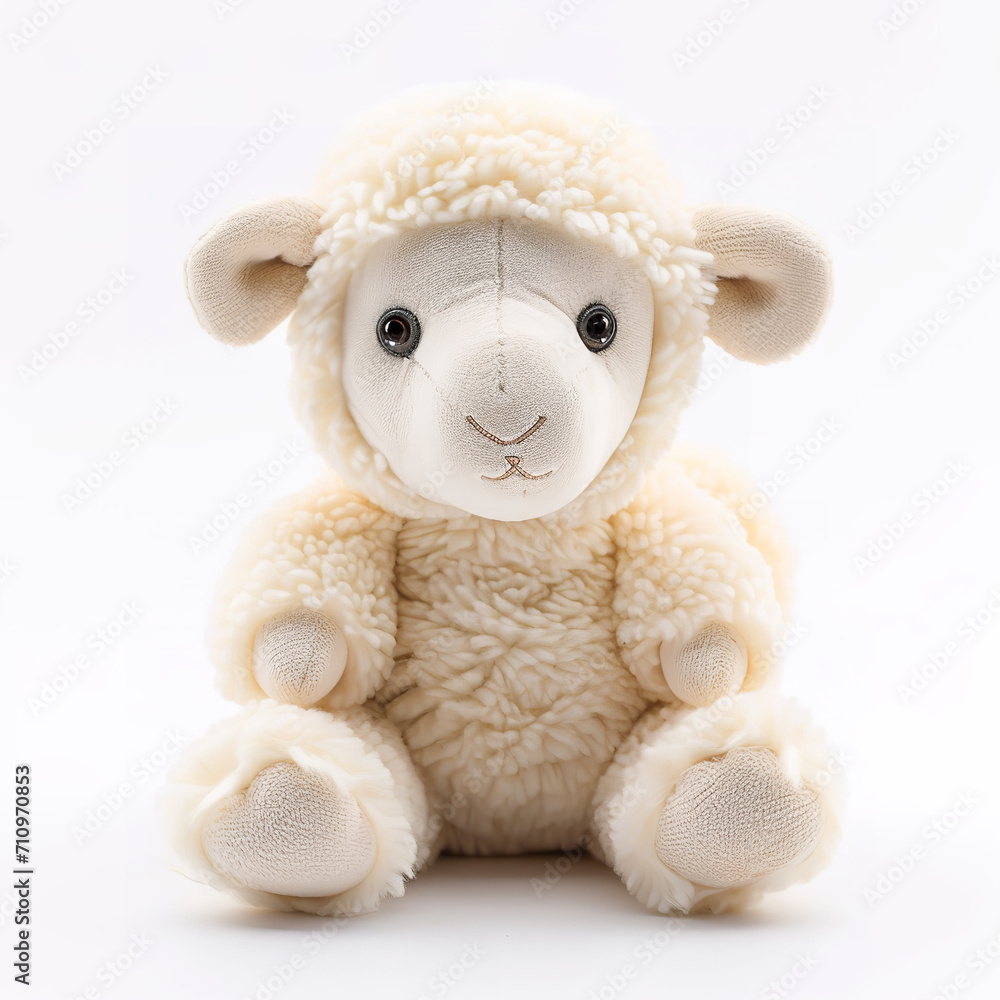 Plush toy isolated on a white background Plush toy isolated on a white background
