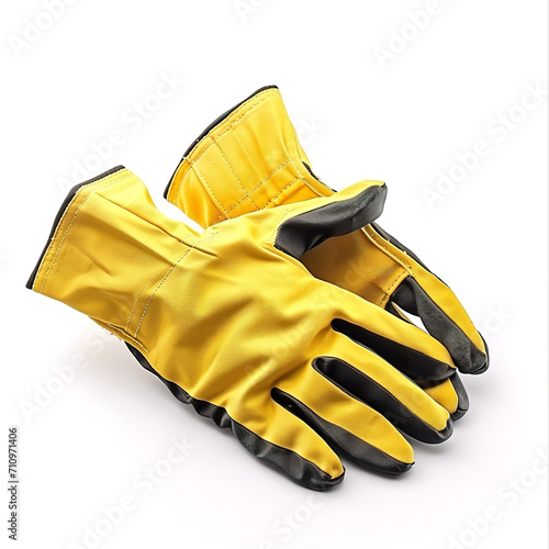 Work gloves isolated on a white background