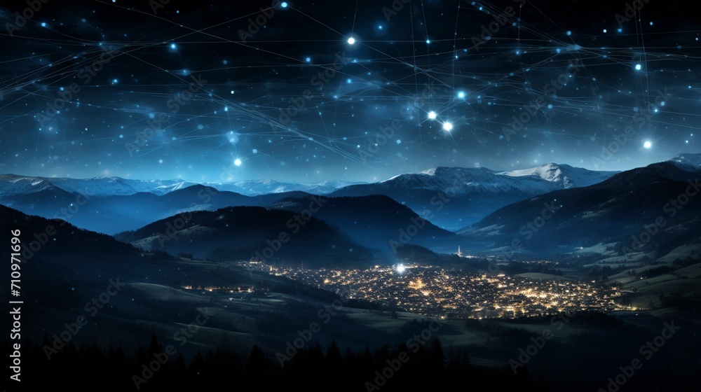 Digitales Netzwerk: Unendliche Vernetzung im Cyberspace Digitales Netzwerk: Unendliche Vernetzung im Cyberspace