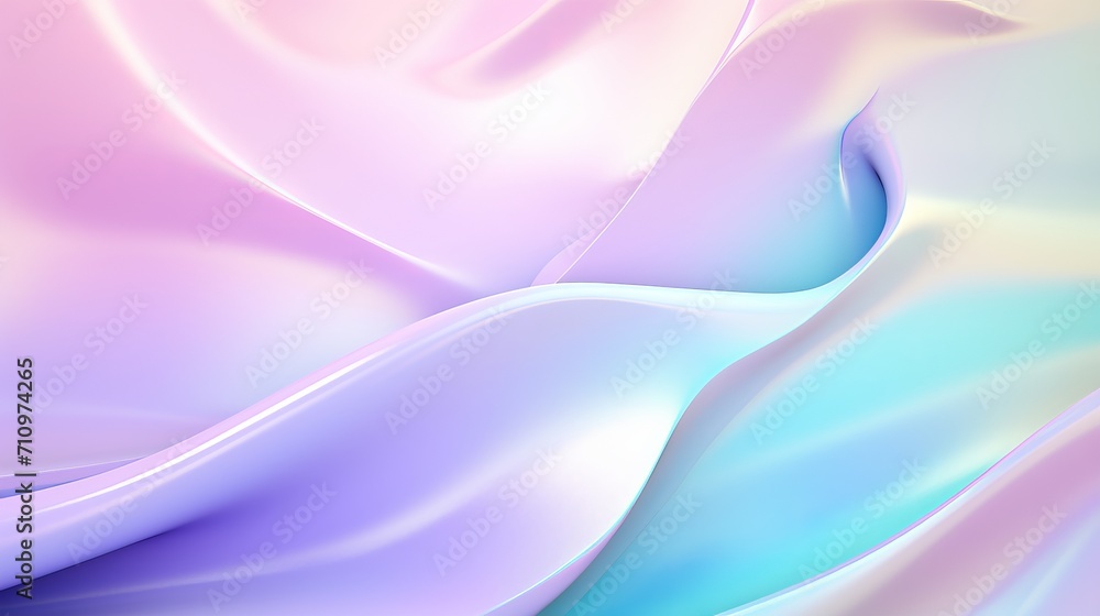 Fototapeta premium Wallpaper 5 that is both metallic and holographic, with an iridescent gradient