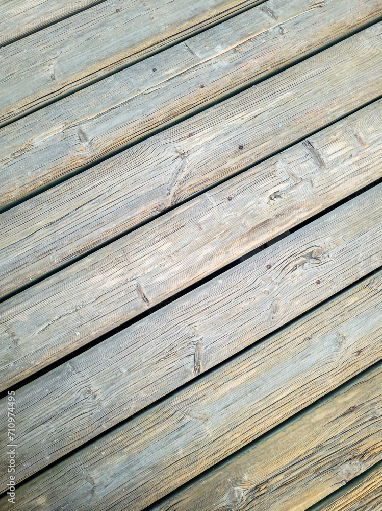 Wooden flooring in the park, closeup of photo Wooden flooring in the park, closeup of photo