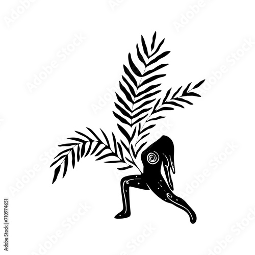 woman doing yoga. Healthy lifestyle. pilates pose vector silhouette illustrations design isolated on white background