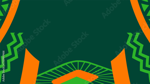 Africa Cup of Nations Cote d'Ivoire 2023-2024, Vector Logo and Illustration Background.