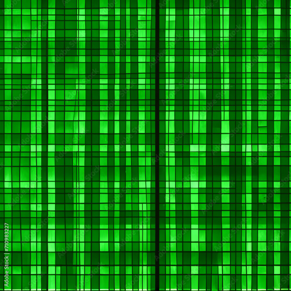 Fototapeta premium Green checkered background for St. Patrick's Day.