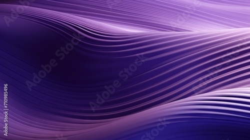 Minimalistic Clean Wavy Violet Metallic 3D Background Wallpaper AI Generated