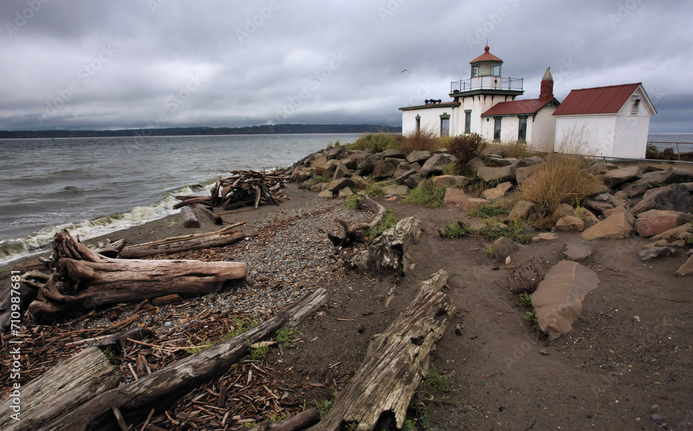West Point Lighthouse, Seattle, Washington West Point Lighthouse, Seattle, Washington