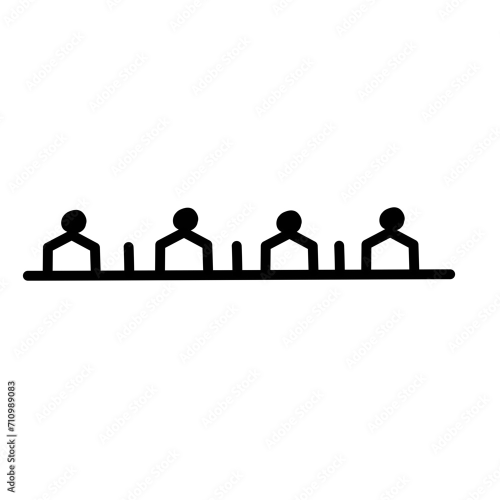 timeline outline icon timeline outline icon