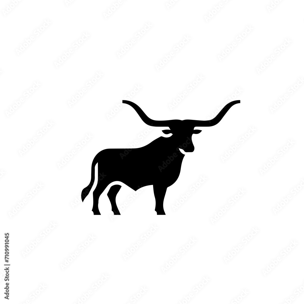 Texas Longhorn Vector Logo Art