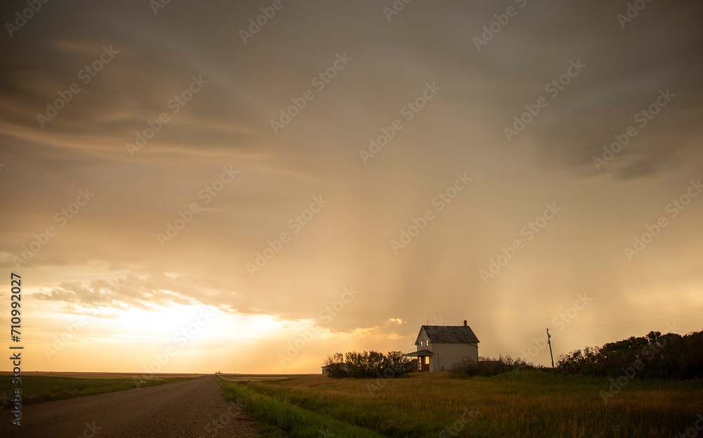 Fototapeta premium Storm Clouds Canada