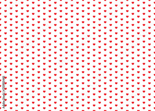 Hearts Pattern. Valentine’s day Background.