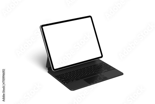 Tablet blank screen mockup