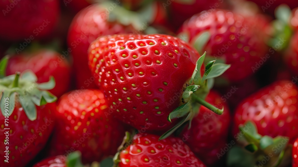 Close up fresh strawberry filling the frame. Close up fresh strawberry filling the frame.