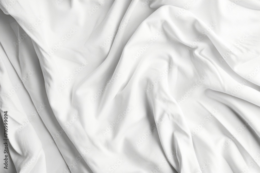 A simple and clean image of a white bed with neatly folded sheets and a fluffy pillow. Perfect for showcasing comfort and relaxation. A simple and clean image of a white bed with neatly folded sheets and a fluffy pillow. Perfect for showcasing comfort and relaxation.