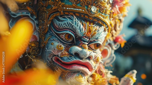 Wallpaper Mural A close-up shot of a statue of a person. This image can be used to add a touch of elegance and sophistication to any project Torontodigital.ca