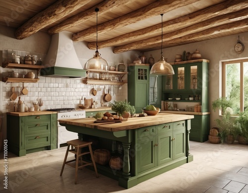 interior of kitchen