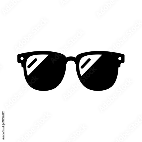 Canvas Print Sunglasses Vector Logo Art