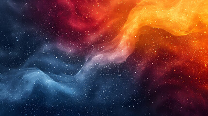 Abstract color gradient background grainy orange blue yellow white noise texture backdrop banner poster header cover design