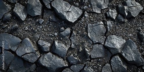 Wallpaper Mural A close-up view of a bunch of rocks on the ground. Can be used to depict nature, geology, or landscaping Torontodigital.ca