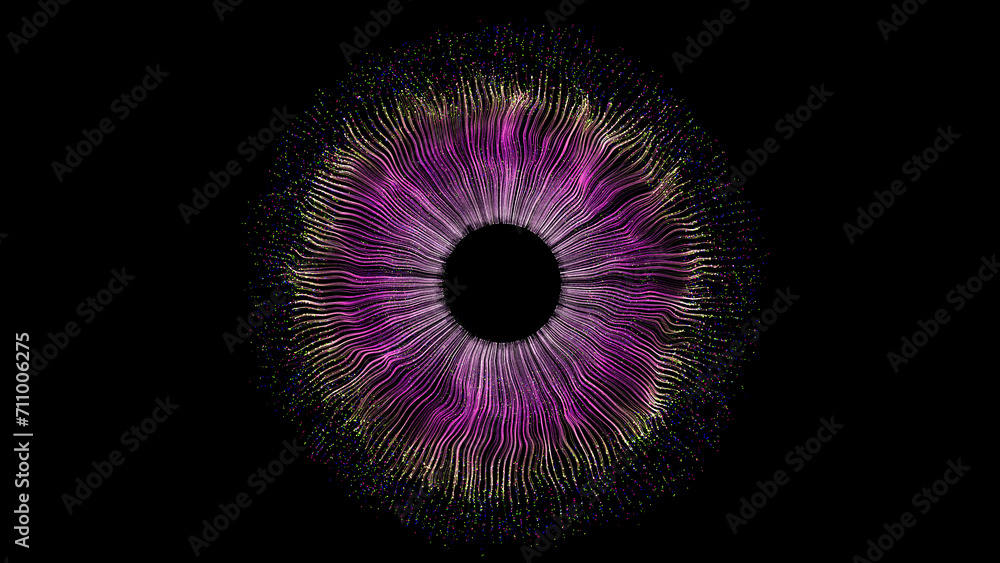 Eye Iris Abstract Concept Entertainment Artificial Intelligence Research Science Promotion Human Technology Industry with Business and Technology  Look