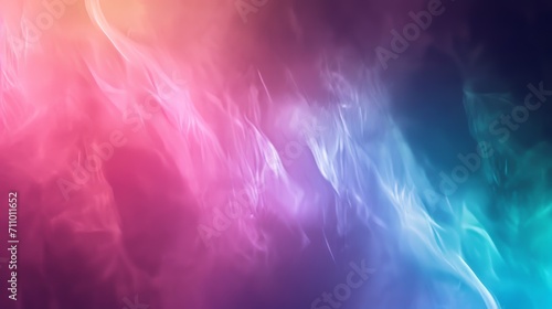 Abstract futuristic backdrop, color background with a light paint texture, forming a modern and futuristic pattern. Space, smoke, rainbow, wallpaper. Glowing particles photo