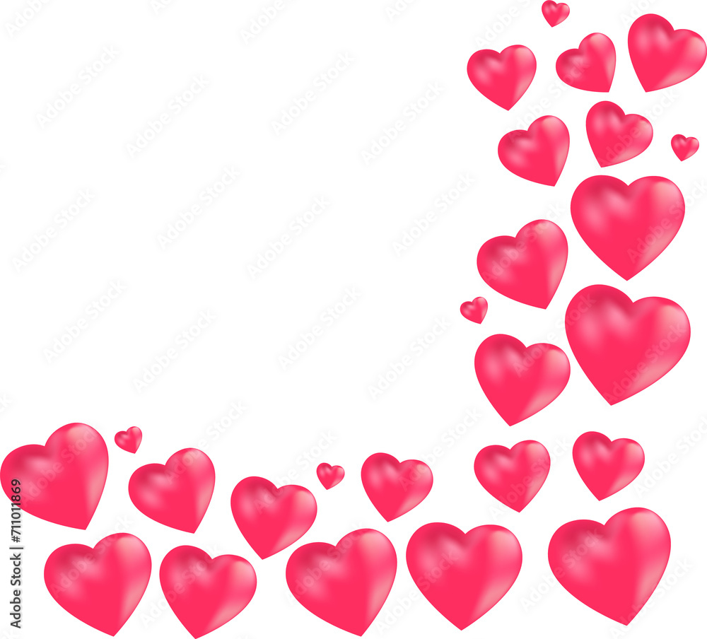 valentine hearts background