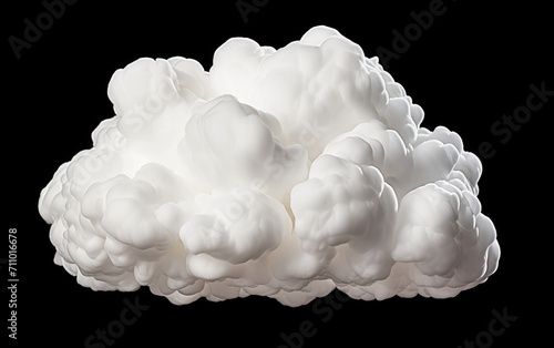 White cumulus cloud