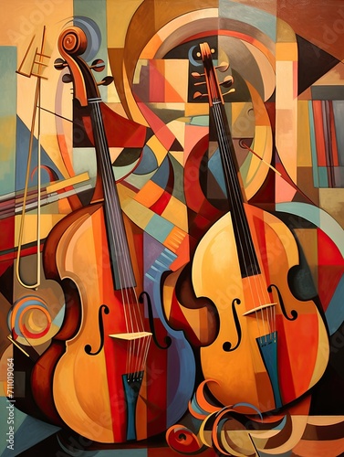 Swing Era Wall Art: Captivating Jazz Instruments Exuding Classic Vibes