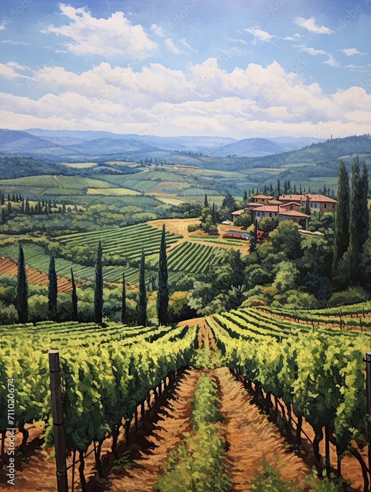 Tuscany Vineyards: Breathtaking Wine Country Wall Prints