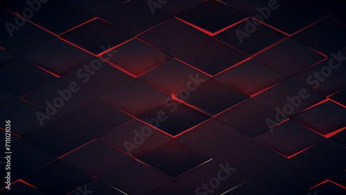Abstract geometric background of tiled diamond shapes with backdrop light