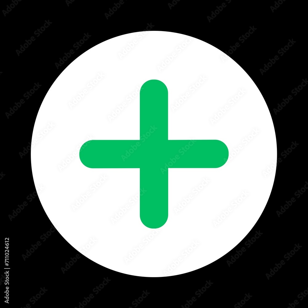 Obraz premium plus and minus icon