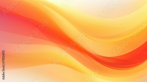 Abstract Yellow and Red Wave Background. Color gradient ombre. Wavy blurry lines background. © Koplexs-Stock