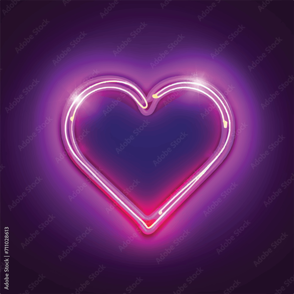 glowing heart