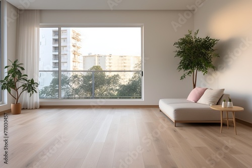 Bright and Airy Living Room with Plants and a Couch