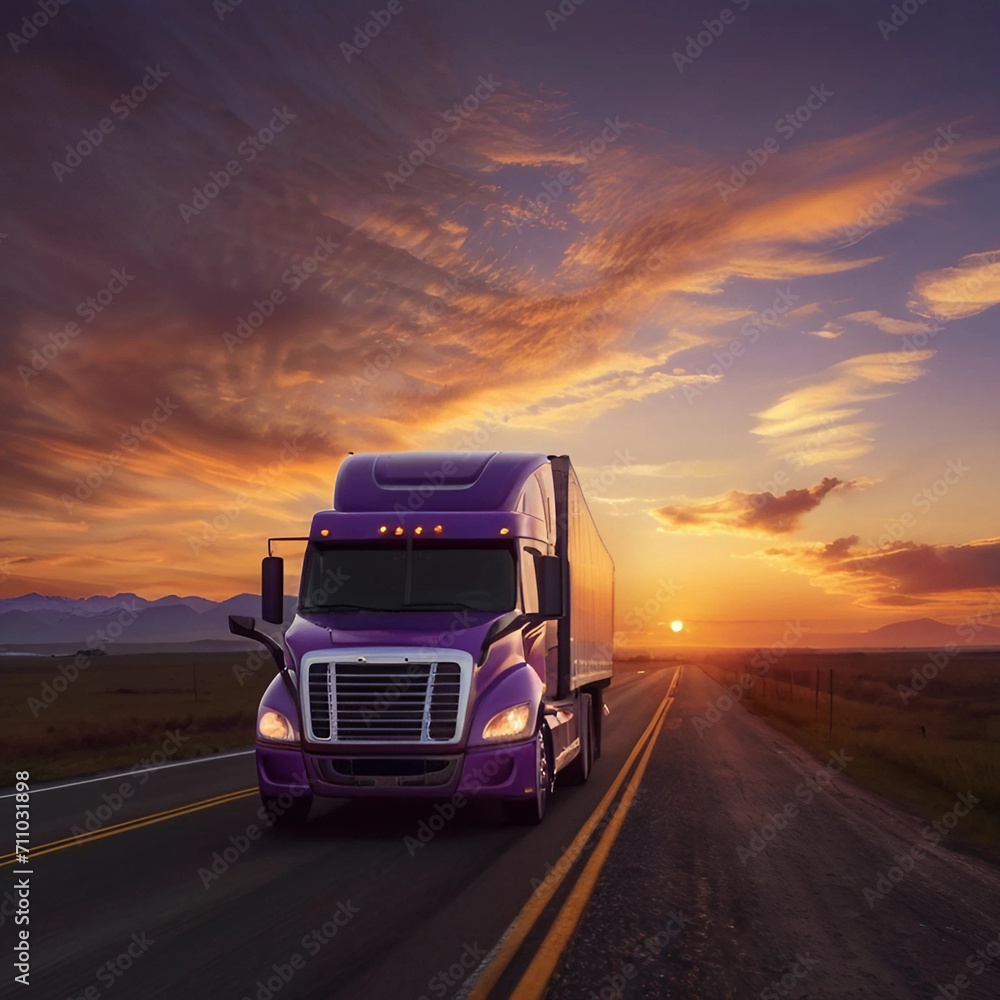 truck on the road truck on the road