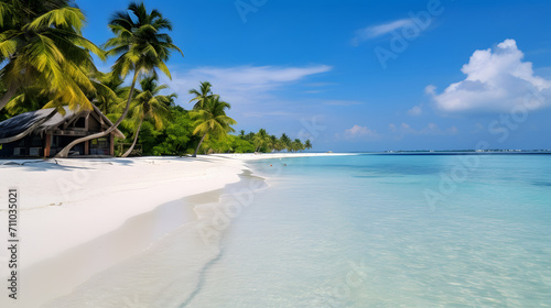 Maldives tropical beach