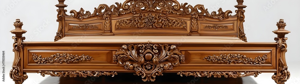 Carved Serenity Exploring the Psychological Benefits of Deep Carving in Bed Furniture