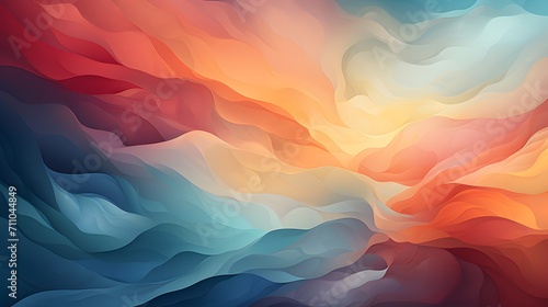 Abstract colorful background, dynamic waves of color - vibrant abstract background