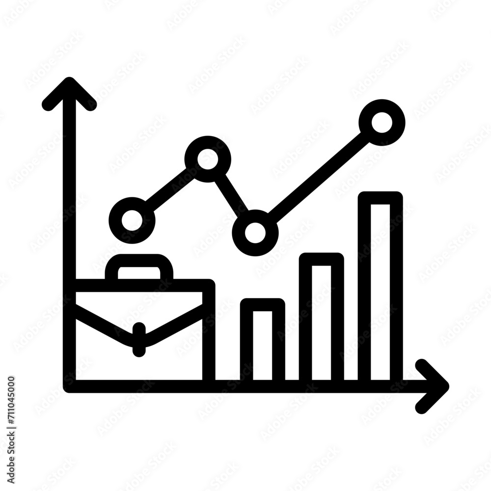 Job Market Analysis Icon Job Market Analysis Icon
