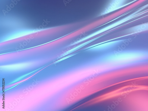 Vibrant Blue and Pink Background With Wavy Lines
