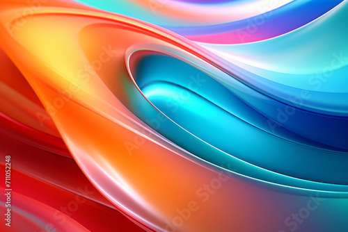 Close-Up View of Vibrant Multicolored Background