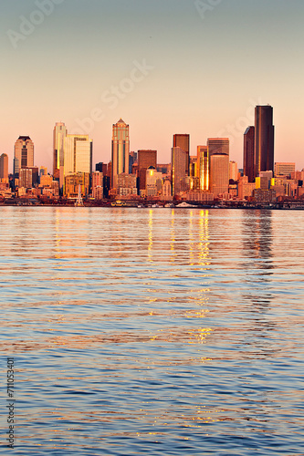 Seattle Waterfront at Dusk - 4K Ultra HD Image of Evening Serenity