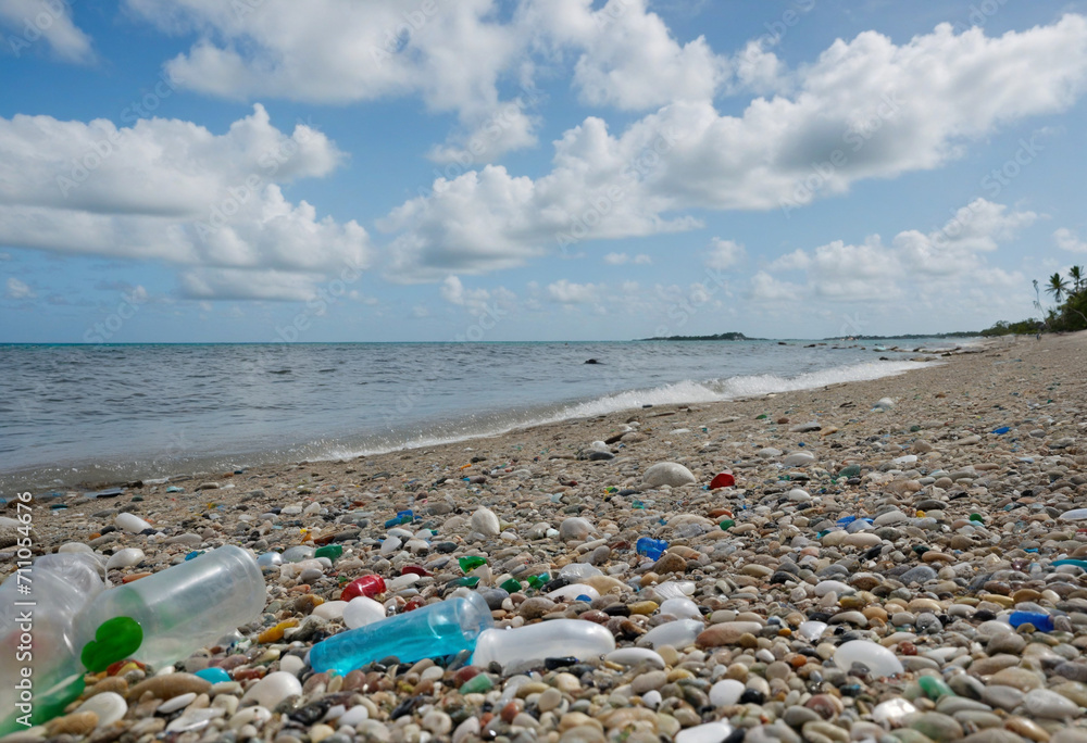 Plastic Debris Found on Shore