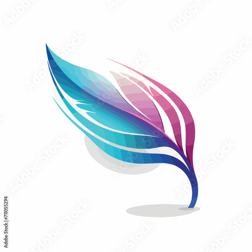 Feather in cartoon  doodle style. Image for t shirt. Isolated 2d vector illustration in logo  icon  sketch style  Eps 10. AI Generative